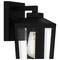 Quoizel Blomfield 1-Light Matte Black Outdoor Wall Lantern BLOM8405MBK - alternate 3